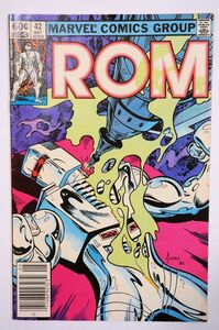 ★激レア Rom The Spaceknight #42 1983年5月 当時物 MARVEL ロム スペース・ナイト マーベル アメコミ ヴィンテージ コミック 英語版 洋書