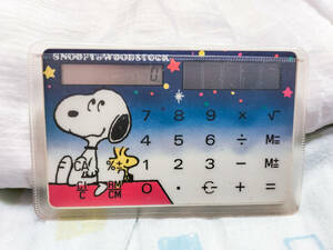 スヌーピー ウッドストック 電卓 レトロ SNOOPY WOODSTOCK LS-431 Canon 流通少 希少