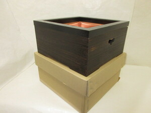 【風流庵】 『新品』 耐熱ボード付　★　焼桐 置炉 (1尺３寸) 　紙箱