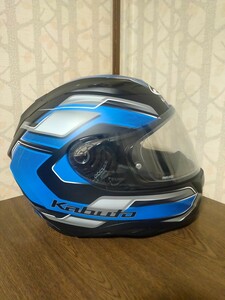 OGK KABUTO カブト ブルー 青色 フルフェイスヘルメット サイズ 57～58㎝ ＫＡＭＵＩ-Ⅲ Mサイズ