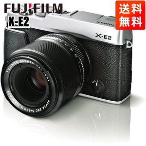 富士フイルム FUJIFILM X-E2 60mm 2.4 単焦点 レンズキット シルバー ミラーレス一眼 カメラ 中古
