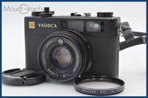 ★実用美品★ ヤシカ YASHICA ELECTRO 35 CC 35mm F1.8 前キャップ&レンズフィルター付 ★動作保証・完動★ 同梱可 #tk3298