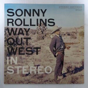 14030575;【US盤/CONTEMPORARY/艶黒ラベル/深溝】Sonny Rollins / Way Out West