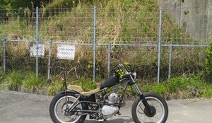 制作途中　HONDA　CT250 シルクロード　XL250S チョッパー　件)cb250rs FT400 FT500 gb ftr cb sr xr tr