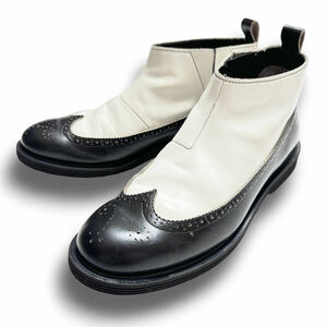 99SS フリル期 ウイングチップ サイドゴアブーツ シューズ コムデギャルソンオムプリュス HOMME PLUS 1999SS Wing Tip Side Gore Boots