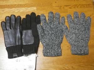 Foxfire フォックスファイヤーのウール革手袋＜フリー・未使用＞とウール手袋＜ほとんど未使用＞Lくらい