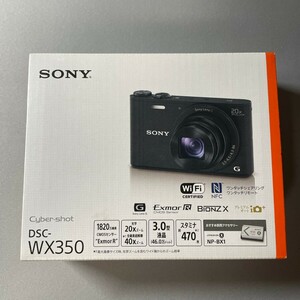 Sony ソニー デジカメ サイバーショット DSC-WX350 黒 ブラック 未使用 新品 未記入メーカー保証書 付き