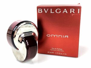 残多　ブルガリ　BVLGARI　OMNIA　オムニア　オードパルファム　スプレー　40ml　残量：9割　YK-6358