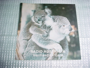 1976年　ラジオオーストラリアのベリカード