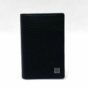 1円 未使用品 dunhill ダンヒル レザー カードケース 名刺入れ ブラック 黒 メンズ