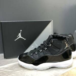 ★1円スタート!!極美品!!★NIKE AIR JORDAN 11 Jubilee 26.5cm Black CT8012011 ナイキ スニーカー ジョーダン ブラック 黒 EB7