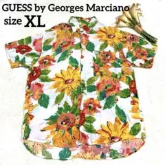 GUESS by Georges Marciano USA製 レーヨン シャツ