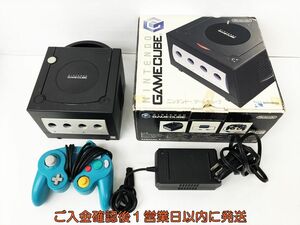 【1円】任天堂 ニンテンドーゲームキューブ 本体 GC セット ブラック 未検品ジャンク コントローラー ACアダプター 箱 DC09-875jy/G4