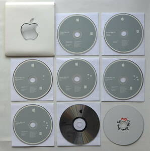 稀少！PowerMac G4 MDD OSX10.2.1/OS9.2.2単独起動モデル専用 レストア CD Full Set