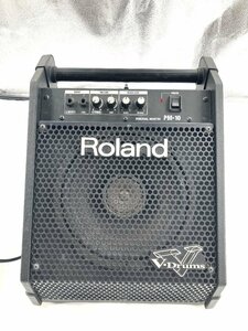 【ト萬】RD000RNX143 Roland 電子ドラム用 アンプ内蔵スピーカ PM-10 Personal Monitor for V-Drums エレドラ スピーカー 通電確認済み