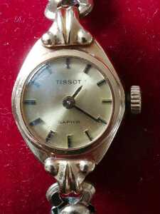 TISSOT　ティソ　K18レディース　　手巻腕時計
