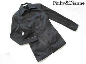 ◆PINKY&DIANNE ピンキー＆ダイアン◆ジャケット 上着 Mサイズ38号 ライダーズ風ジャケット ブラック パンツスタイルやミニスカートにも