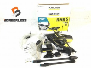 ☆比較的綺麗です☆KARCHER ケルヒャー 18V ハンドヘルドクリーナー KHB5 バッテリー(18V 2.5Ah) 充電端子 付属品付き 90100