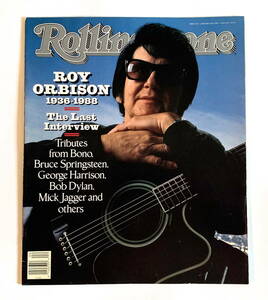 洋雑誌★Rolling Stone Magazine 544（1989）ROY ORBISON ロイ・オービソン追悼★ローリング・ストーン 輸入雑誌 洋書