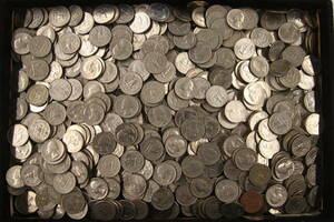 アメリカ 25セント硬貨 白銅貨 1000枚 まとめて おまとめ 大量 海外コイン 外国コイン 古銭 コイン 硬貨
