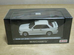 MINICHAMPS / ミニチャンプス 1/43 BMW M3 (E30) 1987 White/ホワイト 白 ミニカー 送¥510～　MINICHAMPS