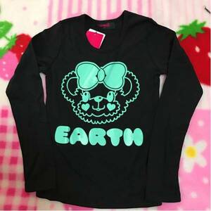 EARTHMAGIC アースマジック Tシャツ 長袖 マフィ ブラック 140㎝