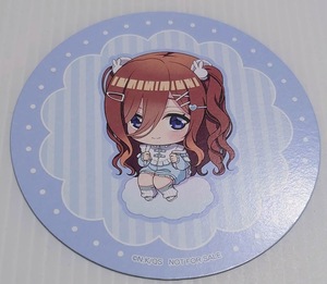 【新品】五等分の花嫁 ツリービレッジ カフェ 特典コースター SD三玖