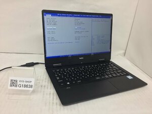 ジャンク/ NEC PC-VKT12HGX6UD1 Intel Core i5-7Y54 メモリ4.1GB SSD128.03GB 【G18638】