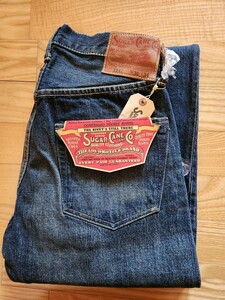 送料込★東洋 SUGAR CANE シュガーケーン　SC41947 H 14.25oz DENIM 1947MODEL （REGULAR STRAIGHT）ユーズド加工ジーンズ 30