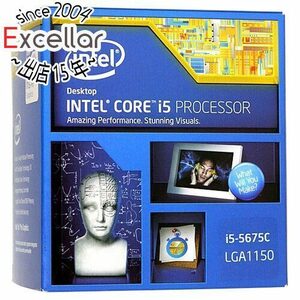 【中古】Core i5 5675C 3.1GHz 4M LGA1150 65W SR2FX 元箱あり [管理:1050002267]