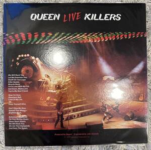 【美品】QUEEN/クイーン LIVE KILLERS/ライヴキラーズ LPレコード 初回限定カラーレコード仕様/ディスク2枚組/ロック/洋楽/