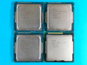 Intel Core i7-4790 4790 4790 2700K 4個セット 動作未確認※動作品から抜き取69110020514