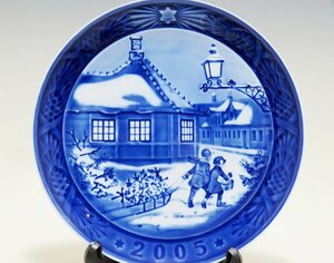 【質】★美品★ロイヤルコペンハーゲン　イヤープレート2005年「Hans Christian Andersen House 」アンデルセン★