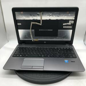 【BIOS起動】ジャンク HP ProBook 450 G1 Notebook CPU Core i3 4000M メモリ/HDD/SSDなし 中古 PC ノートパソコン 基盤 バッテリー 部品 5