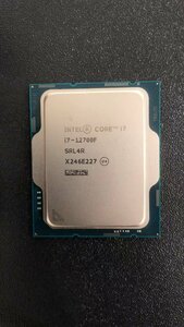 CPU インテル Intel Core I7-12700F プロセッサー 中古 動作未確認 ジャンク品 - A462