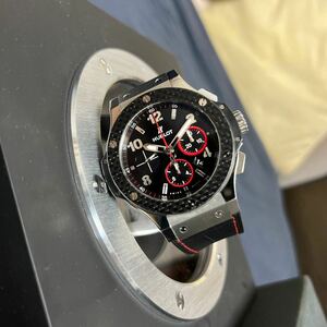 ウブロ ビッグバン 301.SQ.1437.GR.TAK15 HUBLOT 腕時計 高島屋50本限定 カーボンベゼル 黒文字盤