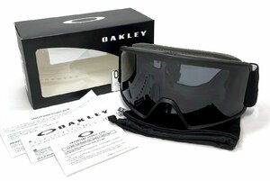 良品 OAKLEY TARGET LINE L OO7120 MATTE BLACK/DARK GREY スノーゴーグル オークリー ターゲットライン マットブラック ダークグレー