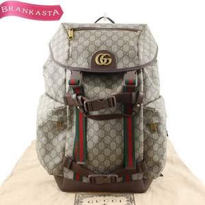 【美品】GUCCI/グッチ GGスプリーム スケートボードバックパック 690999 リュック リュックサック バッグ [NEW]★04DA03