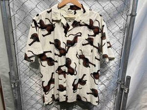 CALEE open collar s/s shirt キャリー オープンカラーシャツ 百虎 サイズL 店舗受取可