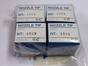 アネスト岩田 ANEST IWATA ノズルチップ NT-1503 エアレススプレーガン用ノズルチップ NT 4個セット 未開封品です