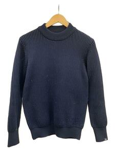 THE NORTH FACE◆TECH FISHERMAN SWEATER_テックフィッシャーマンセーター/M/ポリエステル/NVY/無地