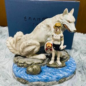 もののけ姫 サン モロ オルゴール 動作品 ジブリ GHIBLI スタジオジブリ 置物 フィギュア スタチュー ビンテージ 当時物 名シーン