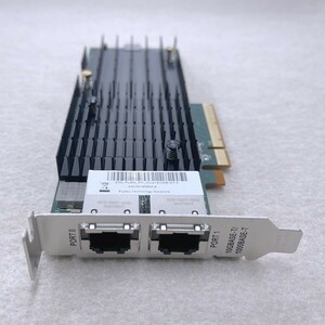 @XE898 FUJITSU 純正品 P009956-41H ロープロファイル EMULEX OCE14102B-NT-F 10GbE XGbE 2ポート RJ45 10Gbps