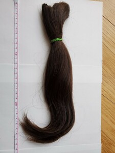髪束 髪の毛 14歳女性28cm73g