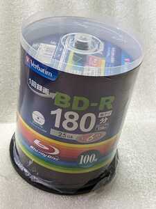 新品 バーベイタム (VBR130RP100SV4) BD-R 25GB 100枚 6倍速 ブルーレイ ケース破損品 Verbatim 録画用 地デジ 180分 BS/CS放送 1回録画用