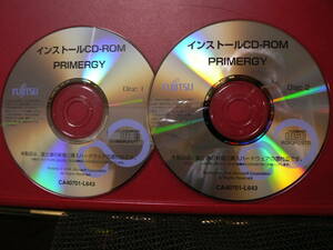 送料最安 140円 CDF30：富士通 CA40701-L643　インストールCD　PRIMERGY　CD 2枚組