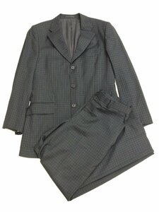 Paul Smith ポールスミス ジャケット パンツ セットアップ 格子柄 ブラック 中古品[C124I132]