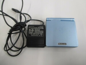 任天堂 ゲームボーイアドバンス SP AGS-001 パープルブルー 稼働品 動作未確認 激安1円スタート