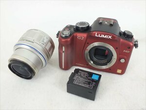 ♪ Panasonic パナソニック DMC-G2 デジタル一眼レフ OLYMPUS M.ZUIKO DIGITAL 14-42mm 1:3.5-5.6 中古 現状品 240411E3809