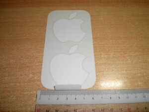 ◆一撃落札 Apple 純正ロゴシール iPhone 5C の付属品 2枚SET